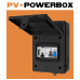 *PV POWERBOX - IP65 Black Metal Solar / EV Consumer Unit with Import/Export Meter, RCBO and SPD